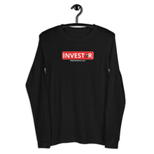 Load image into Gallery viewer, Investor: Mr. Monopoly - Unisex Long Sleeve Tee