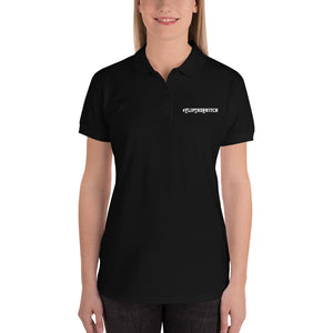 Embroidered #FlipTheSwitch Women's Polo Shirt